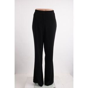 Diane Von Furstenberg DVF Womens Presley Dress Pants Wide leg Sz 10 Black NWT